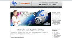 Desktop Screenshot of immobilier.soludedia.fr