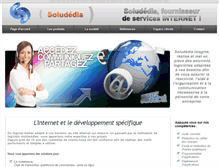 Tablet Screenshot of immobilier.soludedia.fr